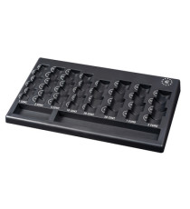 Vassoio portamonete Euro - PP riciclata - 310 x 185 x 30 mm - nero - Iternet