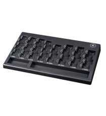 Vassoio portamonete Euro - PP riciclata - 310 x 185 x 30 mm - nero - Iternet