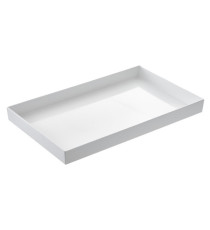Vassoio Venezia - 32,5 x 17,6 x 6 cm - melamina - bianco - Leone Vassoio Venezia - 32,5 x 17,6 x 6 cm - melamina - bianco - Leone