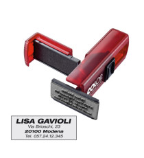 Timbro Pocket Stamp Plus 20 - 14x38 mm - 4 righe - autoinchiostrante - Colop Timbro Pocket Stamp Plus 20 - 14x38 mm - 4 righe - autoinchiostrante - Colop