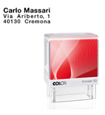 Timbro Printer 10 - autoinchiostrante - 10x27 mm - 3 righe - Colop Timbro Printer 10 - autoinchiostrante - 10x27 mm - 3 righe - Colop