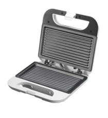 Tostiera a piastre Tostina - 13x23 cm - 750 W - bianco - Melchioni family