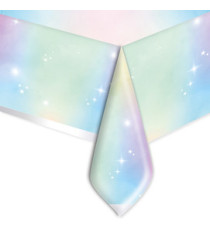Tovaglia - plastica - 140 x 270 cm - colori soft rainbow - Big Party Tovaglia - plastica - 140 x 270 cm - colori soft rainbow - Big Party