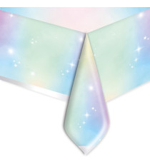 Tovaglia - plastica - 140 x 270 cm - colori soft rainbow - Big Party Tovaglia - plastica - 140 x 270 cm - colori soft rainbow - Big Party