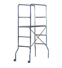 Trabattello Trio - 130 x 60 cm - H 188 cm - acciaio zincato - Marchetti Trabattello Trio - 130 x 60 cm - H 188 cm - acciaio zincato - Marchetti