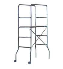Trabattello Trio - 130 x 60 cm - H 188 cm - acciaio zincato - Marchetti Trabattello Trio - 130 x 60 cm - H 188 cm - acciaio zincato - Marchetti