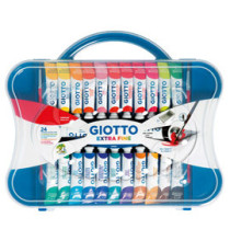Tubi tempere - 12 ml - colori assortiti - Giotto - conf. 24 pezzi Tubi tempere - 12 ml - colori assortiti - Giotto - conf. 24 pezzi