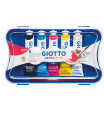 Tubi tempere - 21ml - colori assortiti - Giotto - conf. 5 pezzi Tubi tempere - 21ml - colori assortiti - Giotto - conf. 5 pezzi