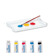 Tubi tempere - 21ml - colori assortiti - Giotto - conf. 5 pezzi