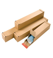 Tubo postale CP 072 - doppio strip - 43 x 10,8 x 10,8 cm - cartone ondulato - avana - ColomPac Tubo postale CP 072 - doppio strip - 43 x 10,8 x 10,8 cm - cartone ondulato - avana - ColomPac