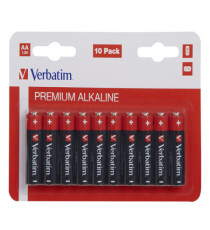 Pila stilo AA - 1,5V - alcaline - 49875 - Verbatim - blister 10 pezzi Pila stilo AA - 1,5V - alcaline - 49875 - Verbatim - blister 10 pezzi