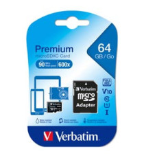 Verbatim - Micro  SDXC Classe 10 fino a 45mb/sec - 44084 - 64GB Verbatim - Micro  SDXC Classe 10 fino a 45mb/sec - 44084 - 64GB