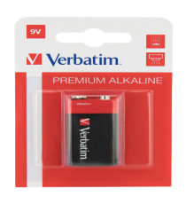 Pila Transistor - 9V - 49924 - alcalina - Verbatim - blister 1 pezzo