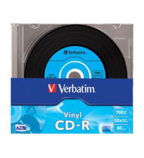 Verbatim - Scatola 10 CD-R Data Life Plus Data Vinyl - slim 1X/52X - 43426 - 700MB Verbatim - Scatola 10 CD-R Data Life Plus Data Vinyl - slim 1X/52X - 43426 - 700MB