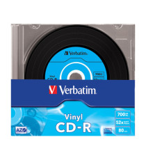 Verbatim - Scatola 10 CD-R Data Life Plus Data Vinyl - slim 1X/52X - 43426 - 700MB Verbatim - Scatola 10 CD-R Data Life Plus Data Vinyl - slim 1X/52X - 43426 - 700MB