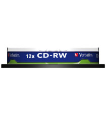 Verbatim - Scatola 10 CD-RW DataLife Plus - 8X-10X - serigrafato - 43480 - 700MB Verbatim - Scatola 10 CD-RW DataLife Plus - 8X-10X - serigrafato - 43480 - 700MB