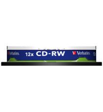 Verbatim - Scatola 10 CD-RW DataLife Plus - 8X-10X - serigrafato - 43480 - 700MB Verbatim - Scatola 10 CD-RW DataLife Plus - 8X-10X - serigrafato - 43480 - 700MB