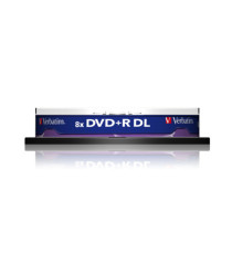 Verbatim - Scatola 10 DVD+R Dual Layer - serigrafato Spindle - 43666 - 8,5GB Verbatim - Scatola 10 DVD+R Dual Layer - serigrafato Spindle - 43666 - 8,5GB