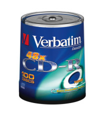 Verbatim - Scatola 100 CD-R DataLife Plus Extra Protection - 1x-52x - serigrafato - 43411 - 700MB Verbatim - Scatola 100 CD-R DataLife Plus Extra Protection - 1x-52x - serigrafato - 43411 - 700MB