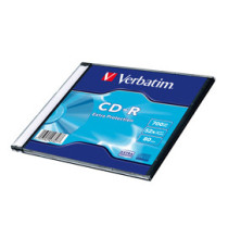 Verbatim - Scatola 200 CD-R DataLife Single Pack - slim case - serigrafato - 1x-48x - 43347 - 700MB Verbatim - Scatola 200 CD-R DataLife Single Pack - slim case - serigrafato - 1x-48x - 43347 - 700MB