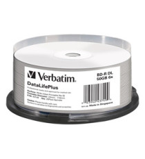 Verbatim - Scatola 25 Blu Ray BD-R - stampabile - 43749 - 50GB Verbatim - Scatola 25 Blu Ray BD-R - stampabile - 43749 - 50GB