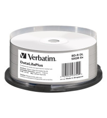 Verbatim - Scatola 25 Blu Ray BD-R - stampabile - 43749 - 50GB Verbatim - Scatola 25 Blu Ray BD-R - stampabile - 43749 - 50GB