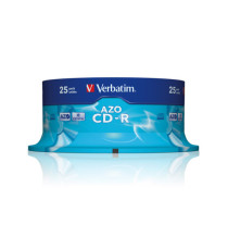 Verbatim - Scatola 25 CD-R DataLife Plus - 1x-52x - serigrafato - 43352 - 700MB Verbatim - Scatola 25 CD-R DataLife Plus - 1x-52x - serigrafato - 43352 - 700MB