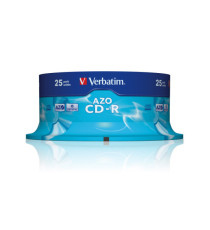 Verbatim - Scatola 25 CD-R DataLife Plus - 1x-52x - serigrafato - 43352 - 700MB Verbatim - Scatola 25 CD-R DataLife Plus - 1x-52x - serigrafato - 43352 - 700MB