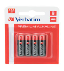 Pila ministilo AAA - 1,5V - 49920 - alcaline - Verbatim - blister 4 pezzi Pila ministilo AAA - 1,5V - 49920 - alcaline - Verbatim - blister 4 pezzi