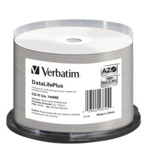 Verbatim - Scatola 50 CD-R Data Life Plus - spindle 1X-52X - 43745 - 700MB Verbatim - Scatola 50 CD-R Data Life Plus - spindle 1X-52X - 43745 - 700MB