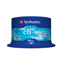 Verbatim - Scatola 50 CD-R DataLife Plus - 1X-52X - serigrafata crystal - 43343 - 700MB Verbatim - Scatola 50 CD-R DataLife Plus - 1X-52X - serigrafata crystal - 43343 - 700MB