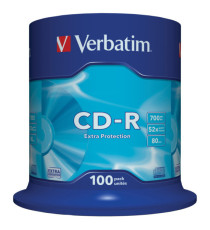 Verbatim - Scatola 50 CD-R DataLife Plus Extra Protection - 1x-52x - serigrafato - 43351 - 700MB Verbatim - Scatola 50 CD-R DataLife Plus Extra Protection - 1x-52x - serigrafato - 43351 - 700MB