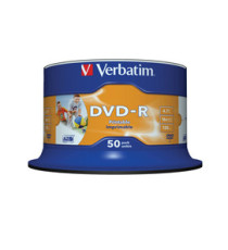 Verbatim - Scatola 50 DVD-R - stampabile - 43533 - 4,7GB Verbatim - Scatola 50 DVD-R - stampabile - 43533 - 4,7GB
