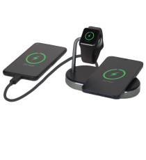 Verbatim - Supporto di ricarica 3-in-1 - WCS-02 - ricarica via cavo e wireless