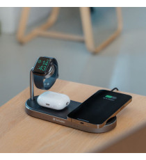 Verbatim - Supporto di ricarica wireless - 3-in-1 - WCS-03