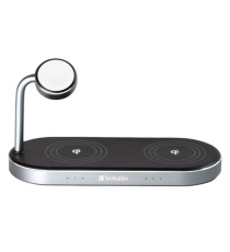 Verbatim - Supporto di ricarica wireless - 3-in-1 - WCS-03