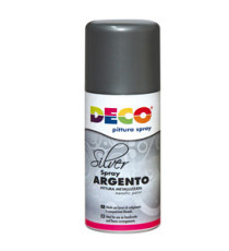 Vernice spray - 150ml - argento - DECO Vernice spray - 150ml - argento - DECO