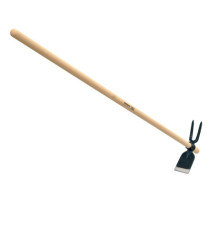 Zappa quadra bidente - manico 125 cm - Verdemax