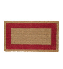 Zerbino Cocco - 45 x 80 cm - fondo in vinile - rosso - Velcoc