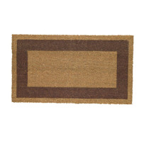 Zerbino Cocco - 60 x 100 cm - fondo in vinile - marrone - Velcoc Zerbino Cocco - 60 x 100 cm - fondo in vinile - marrone - Velcoc