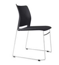 Seduta attesa Alpha APS - senza braccioli - nero - Unisit