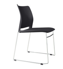 Seduta attesa Alpha APS - senza braccioli - nero - Unisit