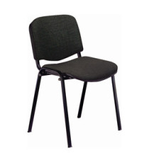 Seduta attesa Dado D5S - senza braccioli - ignifuga - nero - Unisit