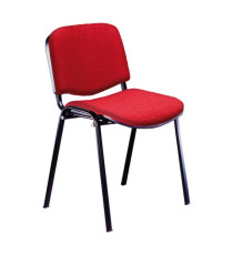 Seduta attesa Dado D5S - senza braccioli - ignifuga - rosso - Unisit