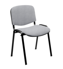 Seduta attesa Dado D5S - senza braccioli - pelle - grigio chiaro - Unisit