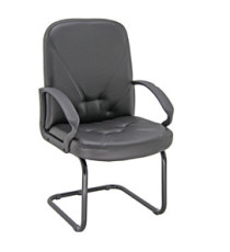 Seduta attesa Dante V - con braccioli fissi - nero - Unisit