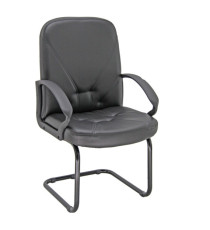 Seduta attesa Dante V - con braccioli fissi - nero - Unisit