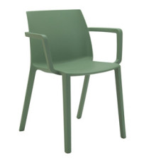 Seduta attesa Dora DORBR - con braccioli inclusi - verde - Unisit Seduta attesa Dora DORBR - con braccioli inclusi - verde - Unisit