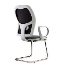 Seduta attesa Hubble grafix HUSGR - con braccioli fissi - nero/grigio - Unisit Seduta attesa Hubble grafix HUSGR - con braccioli fissi - nero/grigio - Unisit
