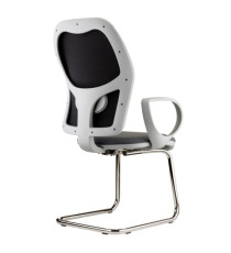 Seduta attesa Hubble grafix HUSGR - con braccioli fissi - nero/grigio - Unisit Seduta attesa Hubble grafix HUSGR - con braccioli fissi - nero/grigio - Unisit